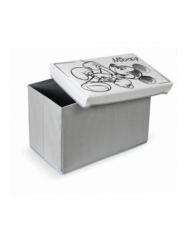 Tabouret de rangement xl mickey 49x31x31cm