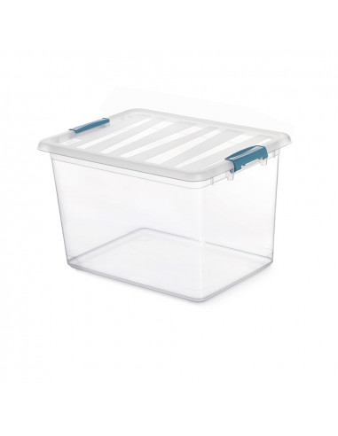 Boîte katla transparente 20 l avec poignées ergonomiques 39x29x25,5cm