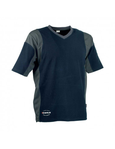 T-shirt java bleu marine / gris fonce taille m