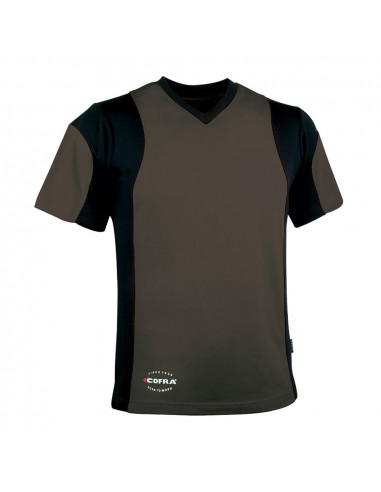 T-shirt java boue/ noir taille s cofra