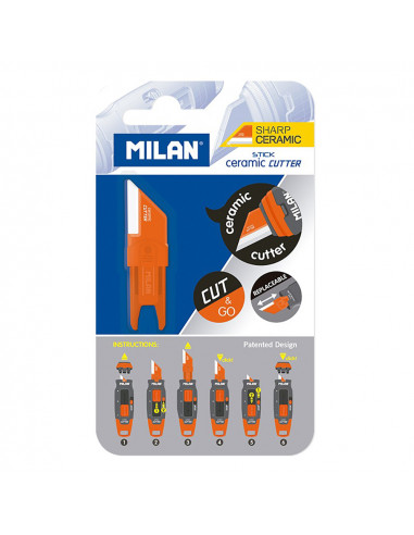 Recharge lame ceramique cutter stick milan