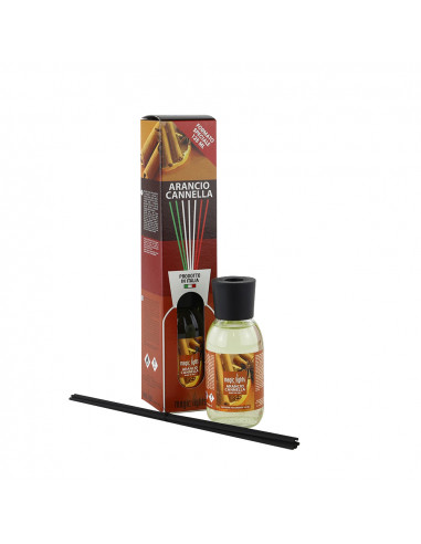 Diffuseur de parfum mikado orange-cannelle 125ml. magic lights