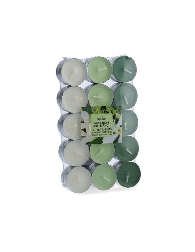 Bougies parfumées musk-fleurs blanches 30 uni. magic light