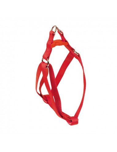 Harnais basique rouge 25mm x 45-60cm nayeco