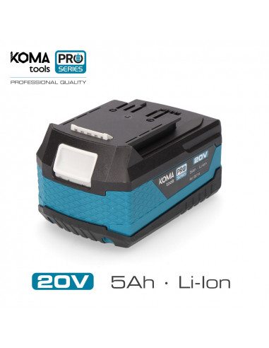 Batterie li-ion 20v 5.0a 7.5x11.7x6.3cm koma tools pro series battery