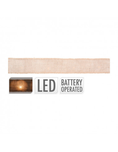 Guirlande loop 20 leds avec piles 2m x 5cm 2xaa