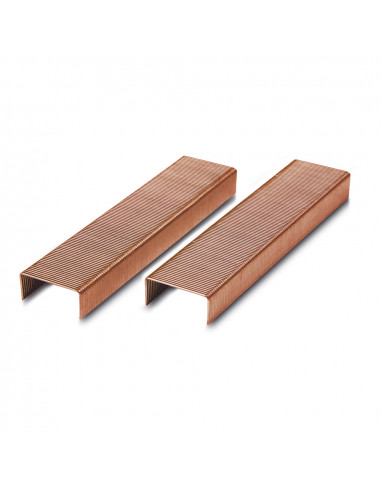 Agrafes en cuivre kores 22/6 26/6 pour agrafeuse de banc