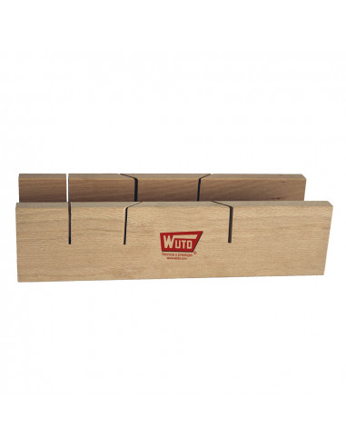 Scie à onglets double avec support 350x75mm wuto
