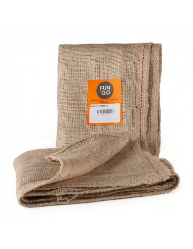 Pack 2 unit. sac de jute 50x80cm couleur marron fun & go