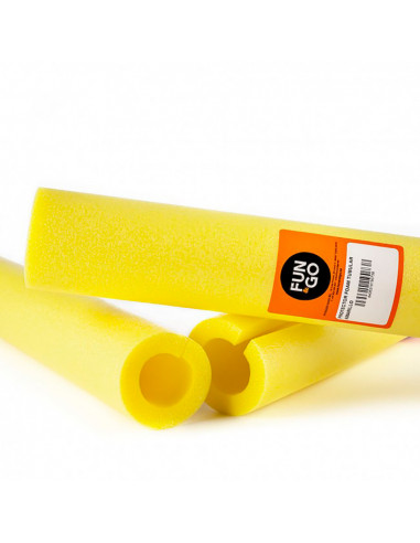 Mousse protectrice tubulaire ø92mm.. jaune. 2 metres