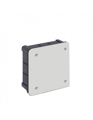 Boîte à encastrer carrée 100x100x45mm avec vis rétracté solera 362