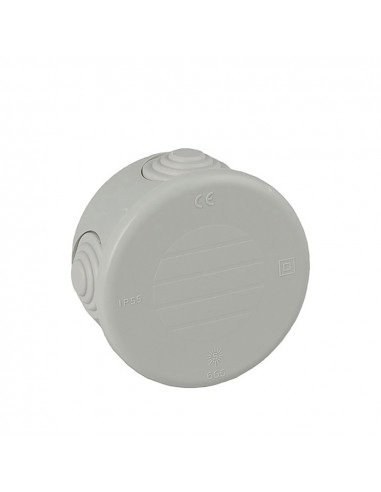 Boîte ronde scellée ø70x35mm retractilé solera