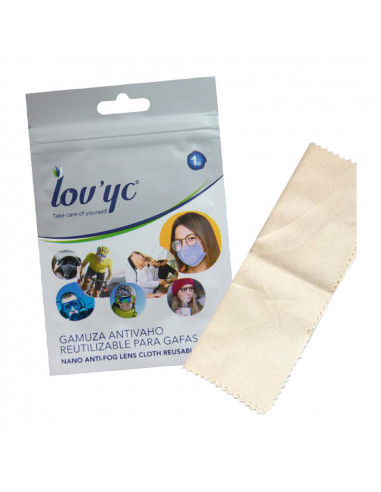 *dernières unités* chamois anti-buee reutilisable 200 utilisations pour lunettes lov*yc