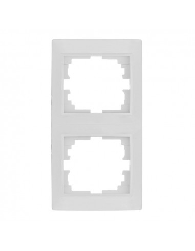 Cadre vertical pour 2 elements blanc 81x154x10mm s.europa solera erp62u