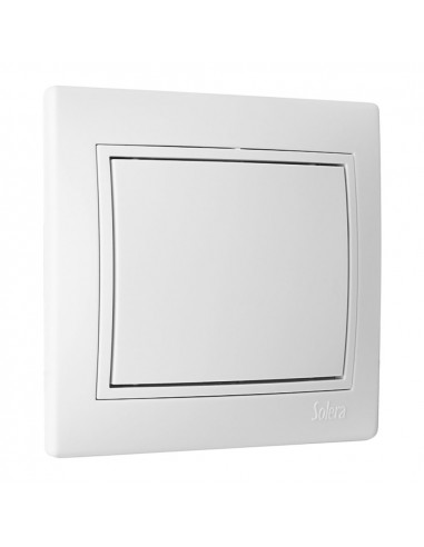 Couvercle aveugle à encastrer blanc s.europa solera erp75u