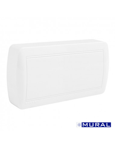 Double boitier de jonction et derivation 148x72x28mm. s. mural solera mur64u