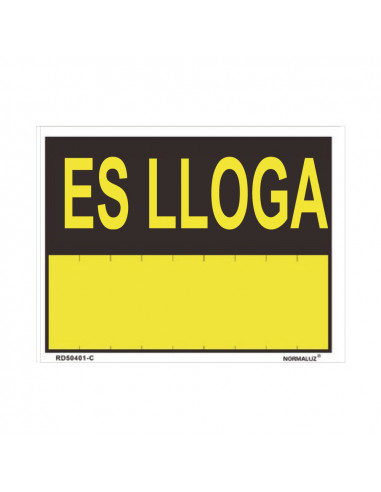 Es lloga (pvc 0.4mm) 35x45cm