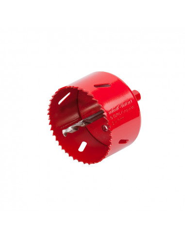 Scie couronne bim complete avec adaptateur et foret pilote ø7mm 5475000 wolfcraft