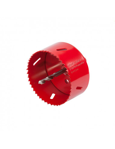 Scie couronne bim complete avec adaptateur et foret pilote ø83mm 5476000 wolfcraft