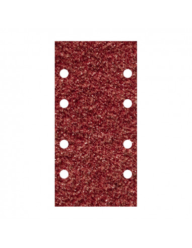 Jeu de 10 feuilles abrasives adhesives corindon grain 80 93x185mm 1767000 wolfcraft