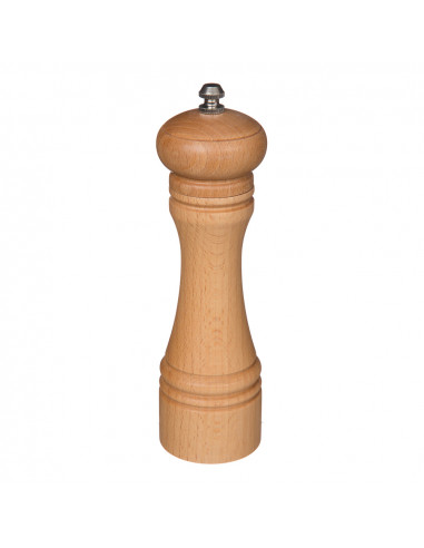 Moulin sel/poivre en bois 20.5cm.