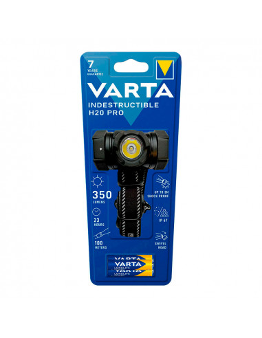 Lampe de poche frontale indestructible h20 varta.