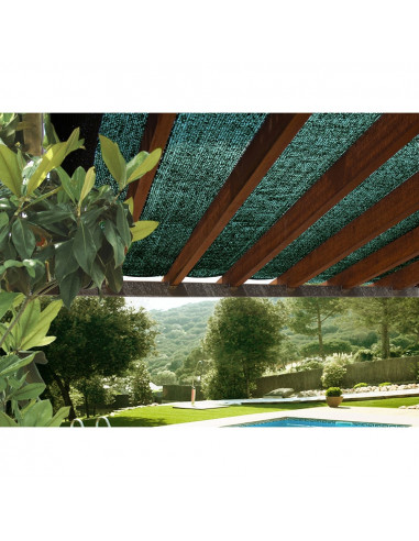 Rouleau de maille d'ombrage. couleur vert 70% 3x4m