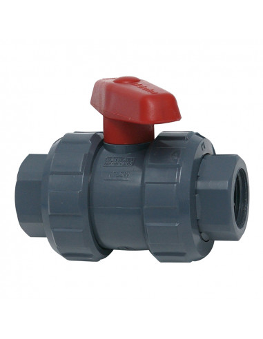 Valve à bille pvc 1/2" aqua control