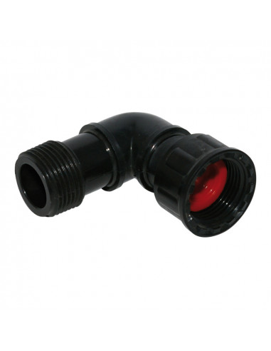 Coude collecteur filetage loca 1". aqua center