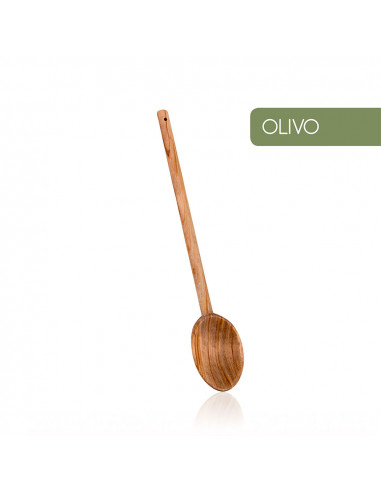 Cuillere ovale 30 cms. bois d'olivier 30 cm metaltex