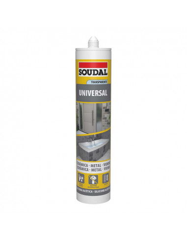 Silicone universelle transparente 280ml 103183 soudal
