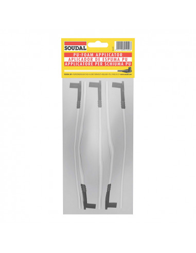 Blister 5 canules pour mousse pu 102998 soudal.