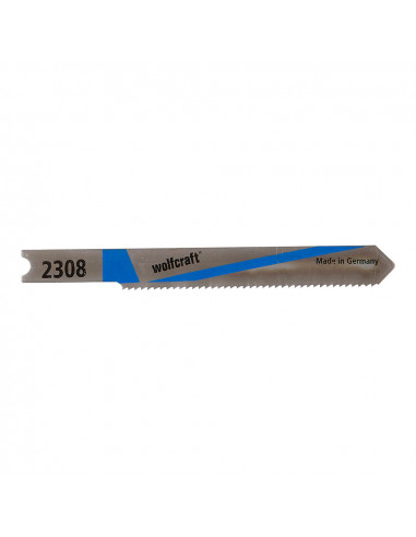Pack de 2 lames de scie sauteuse piston en u/hss 52mm. 2308000 wolfcraft.