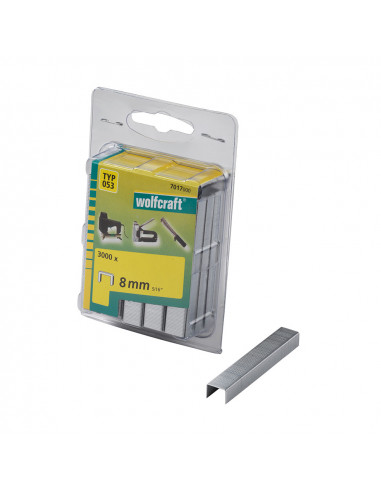 Pack de 3000 agrafes largeur 8mm. type 053 7017000 wolfcraft