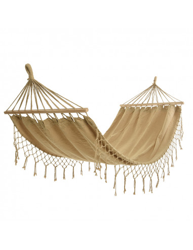 Hamac d'extérieur lisse 100x200cm couleur beige