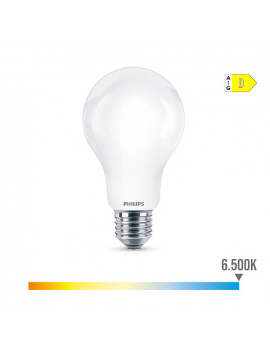 Ampoule led standard e27 13w 2000lm 6500k lumière froide ø7x12,1cm. philips