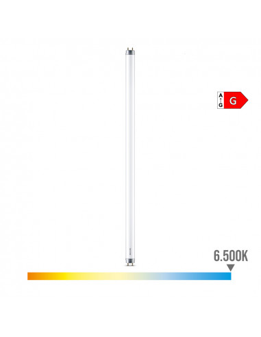 Tube led t8 8w 800lm g13 6500k lumière froide ø2,78x60cm philips
