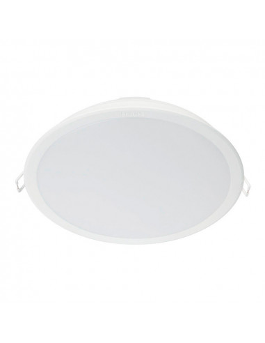 Downlight led encastrable 24w 2550lm 6500k lumière froide mod. meson ø21,5x10,5cm philips