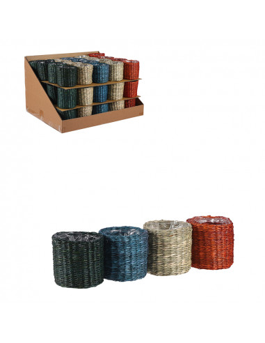 Panier modèle alexis de couleur variée ø10cm x9cm h
