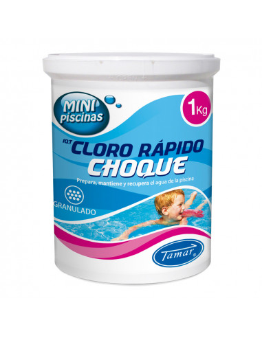 Chlore de choc granulé 1kg générique tamar