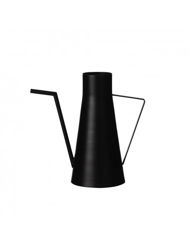 Rondelle de douche décorative métallique noire h.24xl25xan12cm