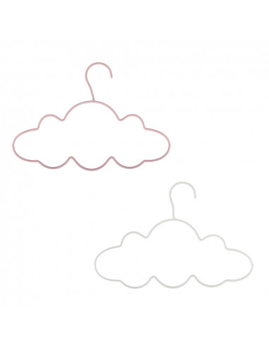 Pack de cintre métallique, modèle nube, couleurs assorties.