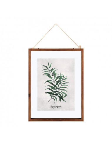 Cadre photo décoratif en toile naturelle assortis modèles 38x48cm