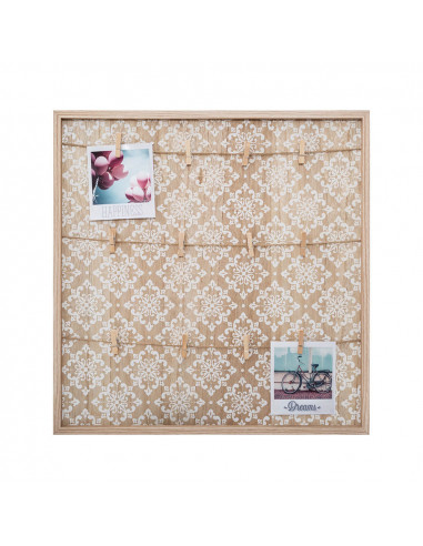 Cadre photo en corde 48x48x2cm modèles assortis