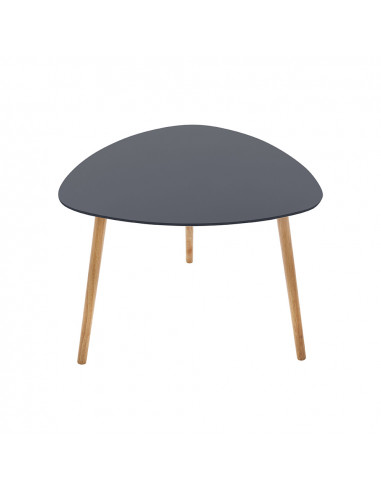 Table basse gris fonce 60x60x45cm