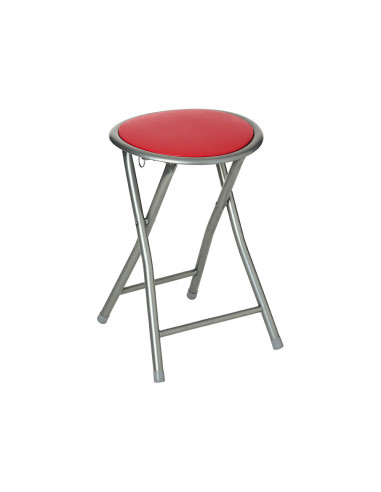 Tabouret cuisine rouge 30x30x45cm