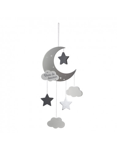 Modèle mobile moon enfant couleur gris