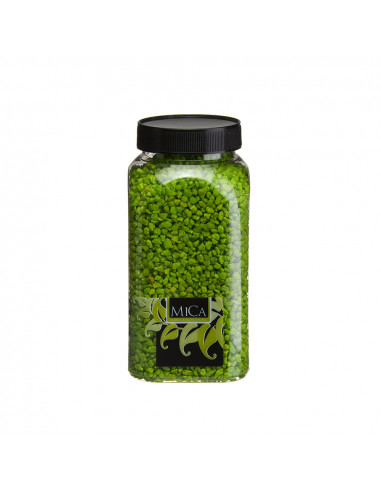 Granulat décoratif vert 2-3mm 650ml. 16x7,5x7,5cm
