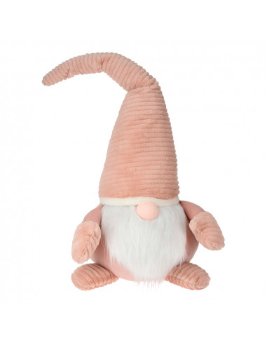 Gnome rose peluche 36x33x110cm