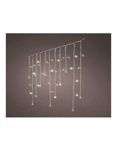 Icicle lights rideau clignotant à led 5,8m 240 leds. lumière chaud